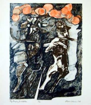 Dog Jumping for a Balloon, A.P. 1